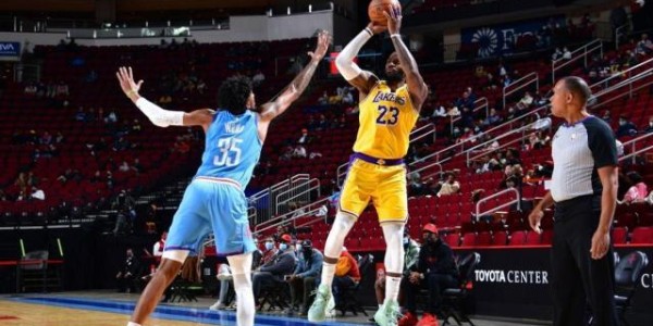 开云中国大陆-詹姆斯真的练出了投篮 三分比肩雷·阿伦正创历史