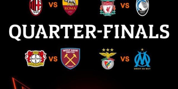 【欧联8强抽签】红军好签，米兰内战罗马，药厂对铁锤